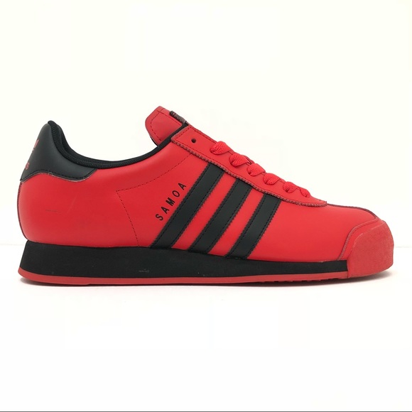 red adidas scuffs